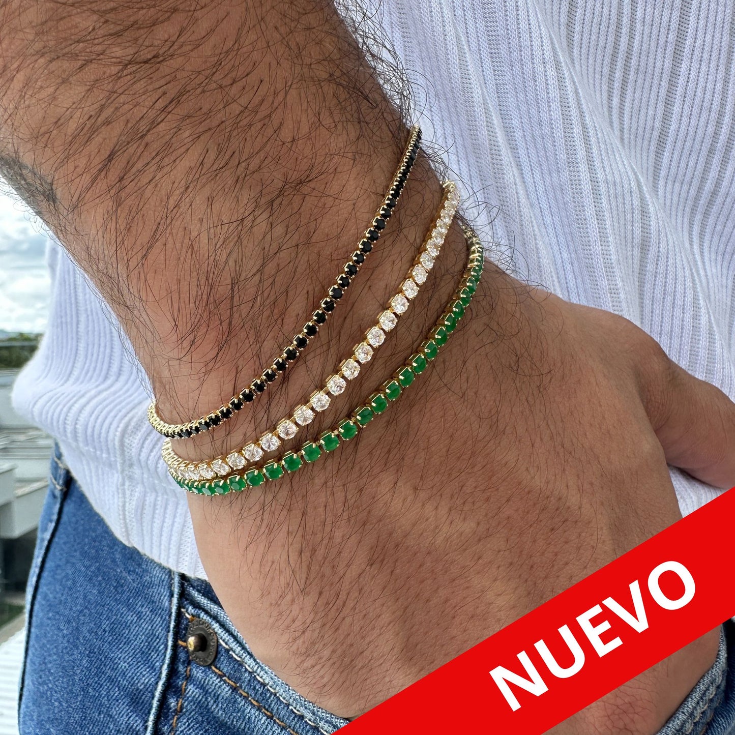 Pulsera Tenis Con Circones X CADA PULSERA