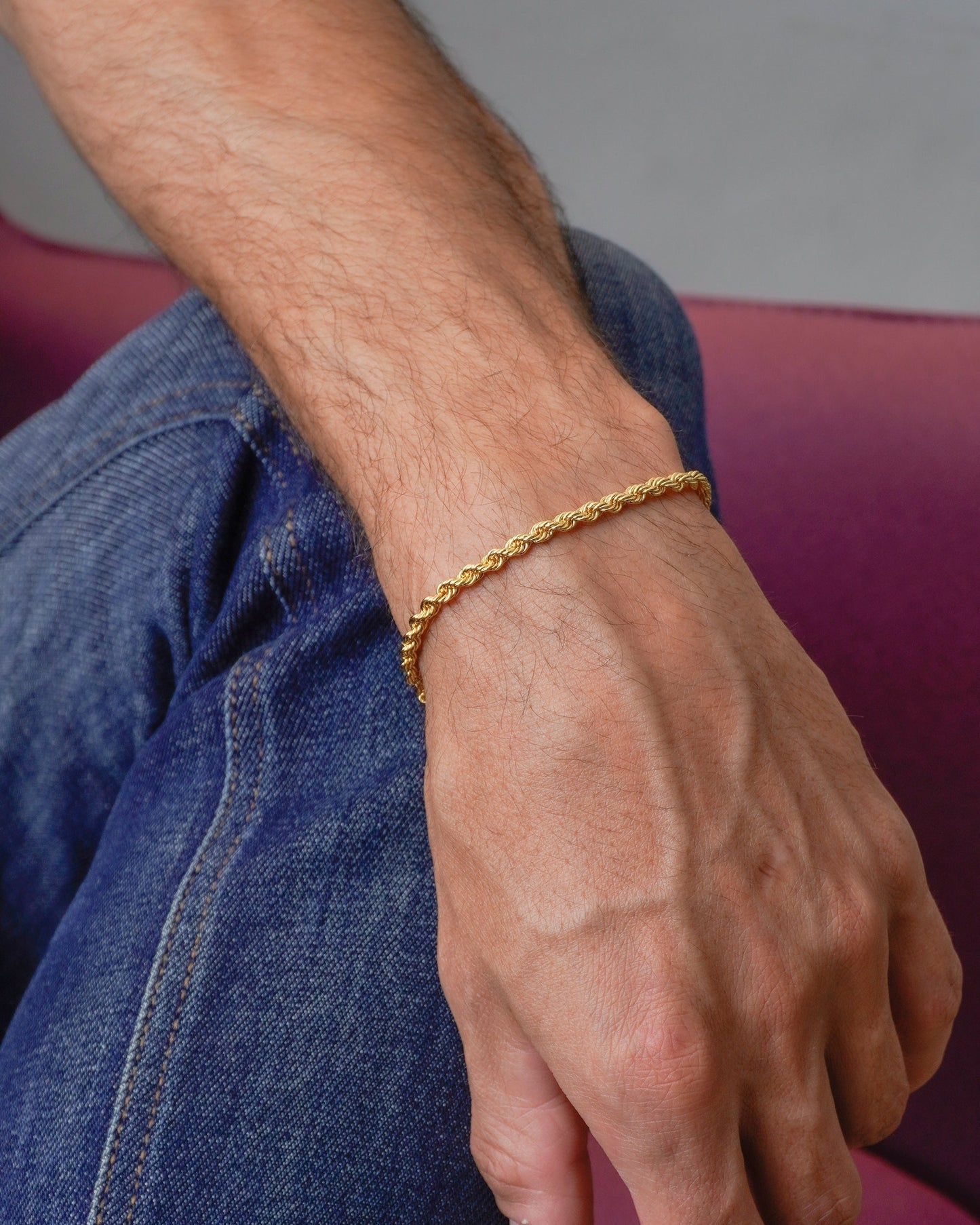 Pulsera Lazo ( 20 cm- 4 MM )