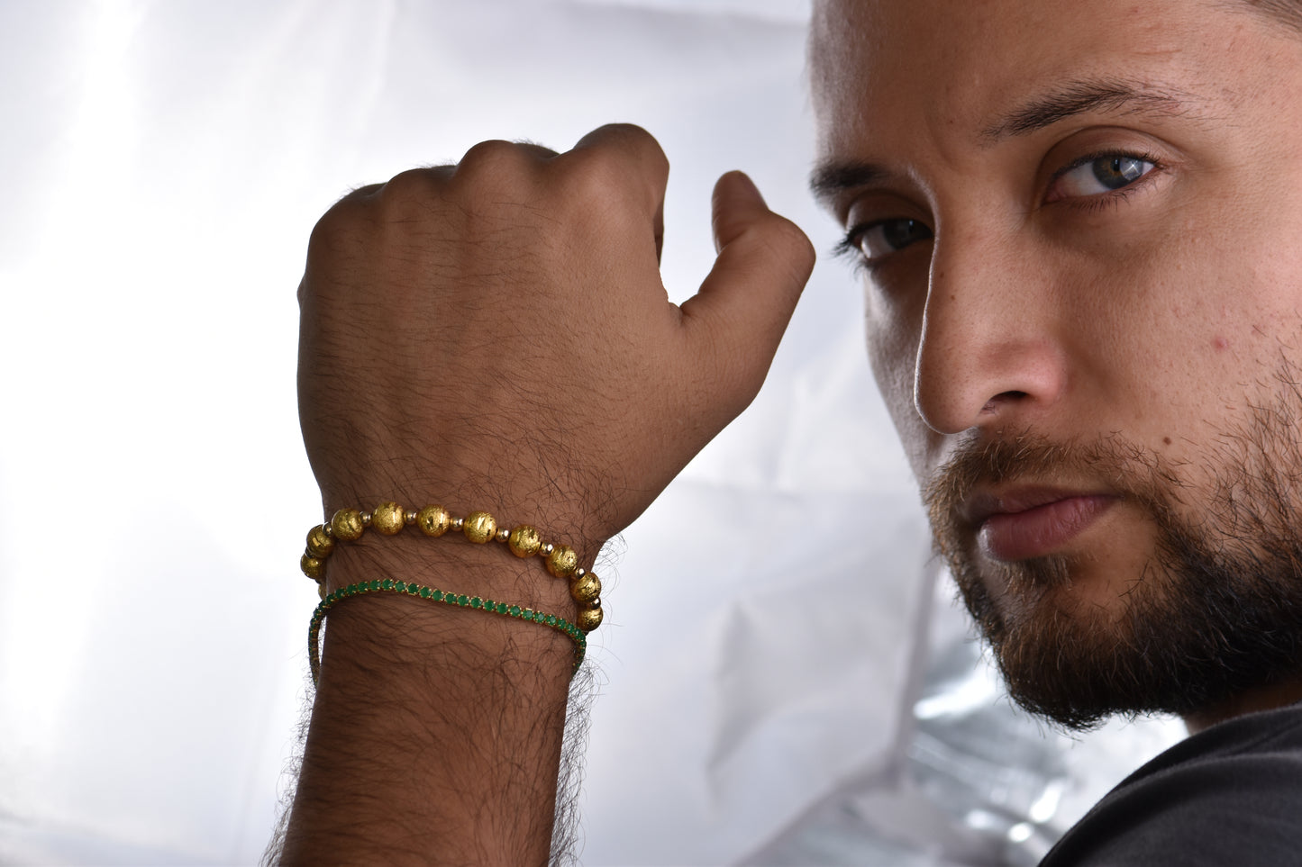 Combo Pulsera Balín Diamantada y Tenis