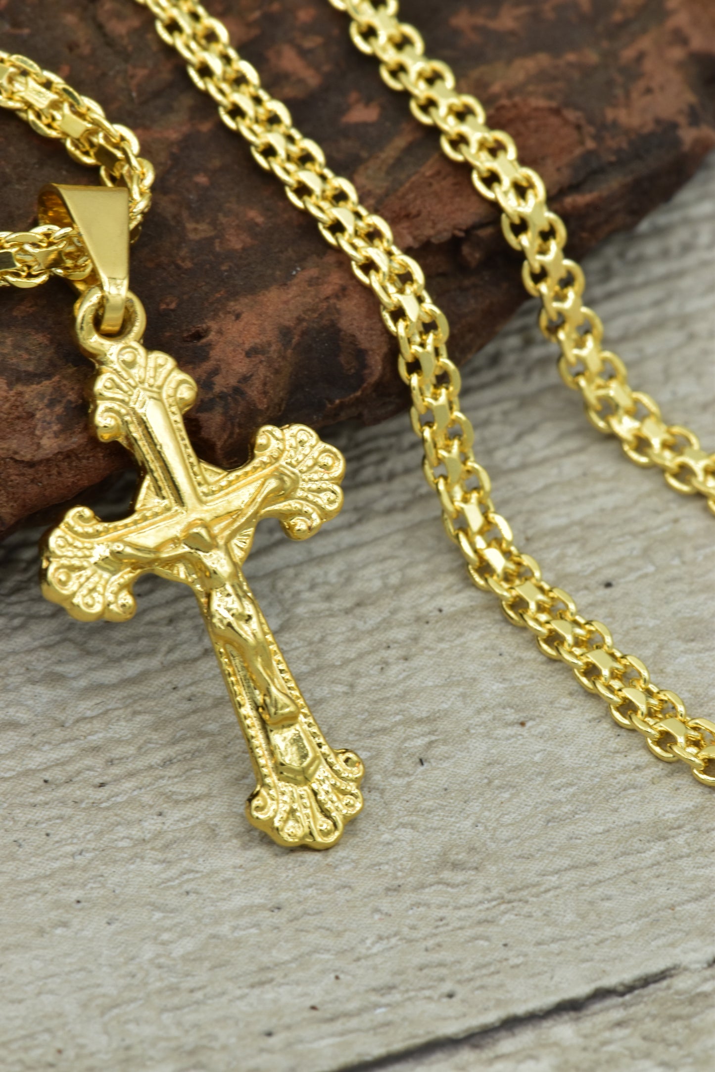 CADENA CHINA 65 CM + CRISTO