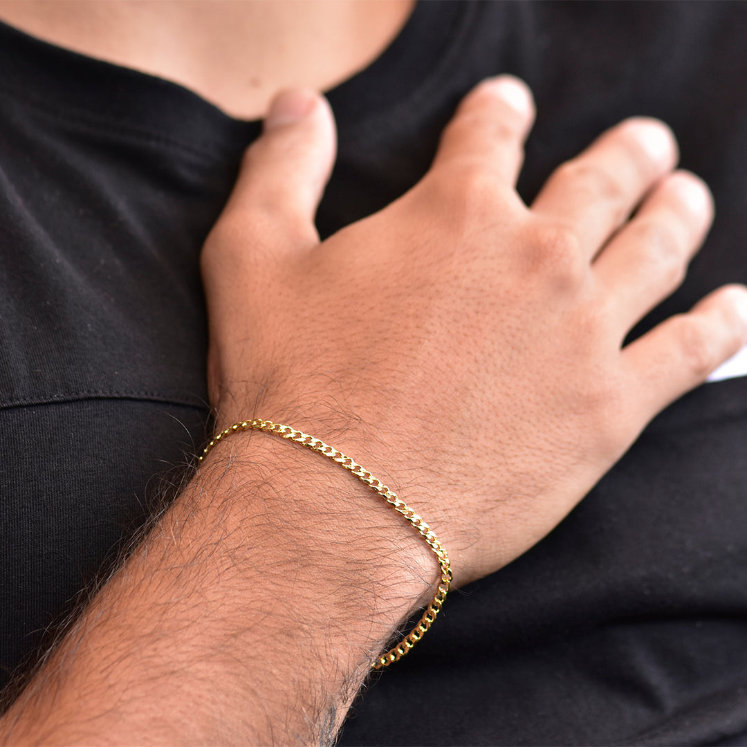 Pulsera Cubana 3mm
