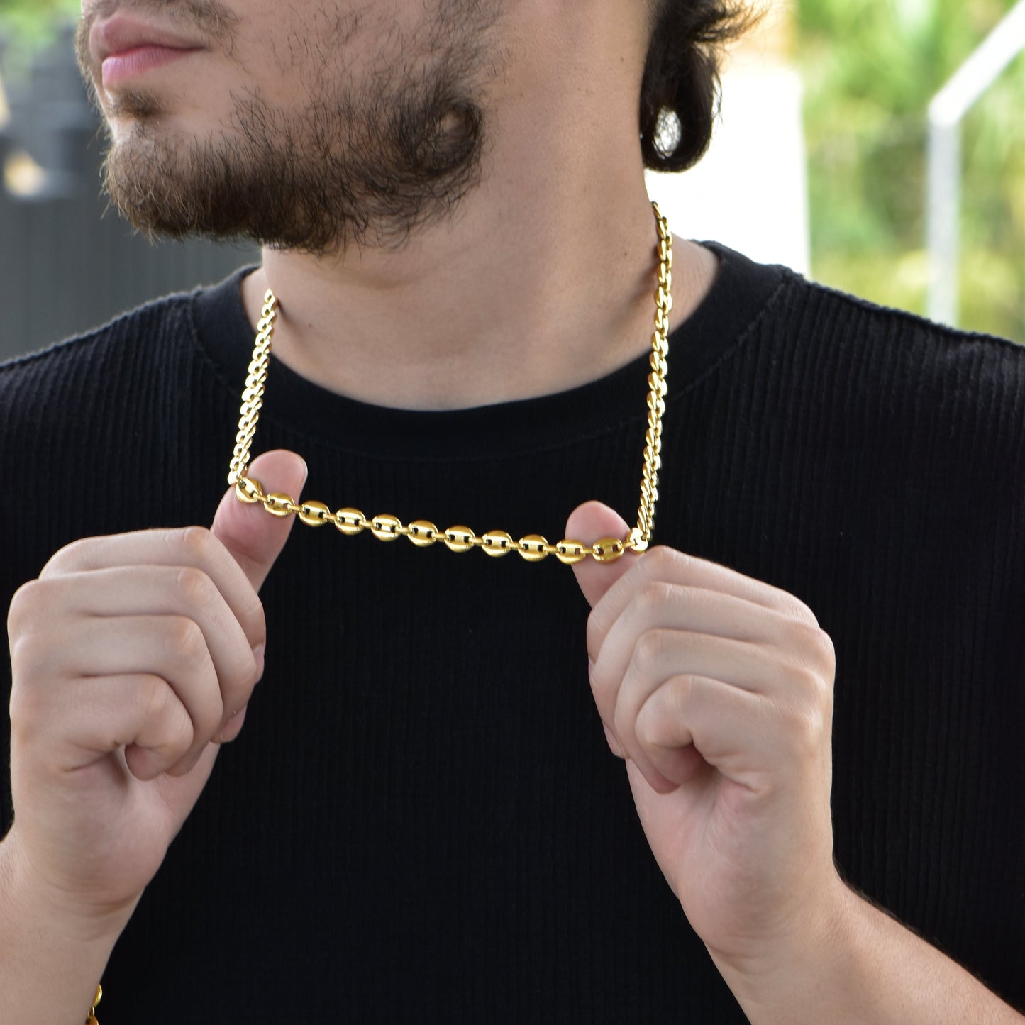 Cadena Grano de Café Hombre