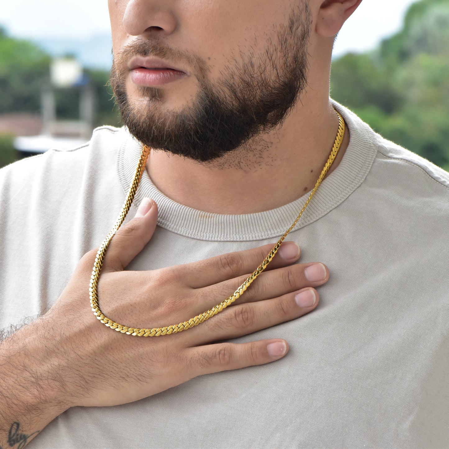 Cadena Serpiente Hombre