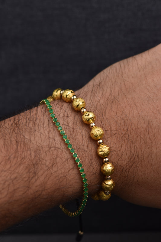 Combo Pulsera Balín Diamantada y Tenis