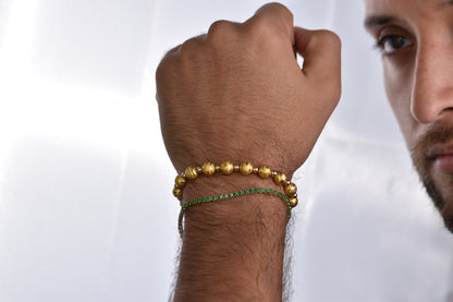Combo Pulsera Balín Diamantada y Tenis