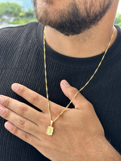 Cadena Singapur 65cm + Dije Cristo
