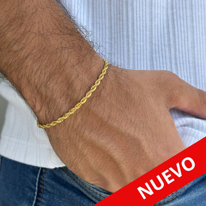 Combo Cadena Lazo 60cm 3mm + Pulsera