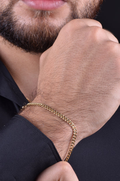 Combo Cadena Cubana y Pulsera
