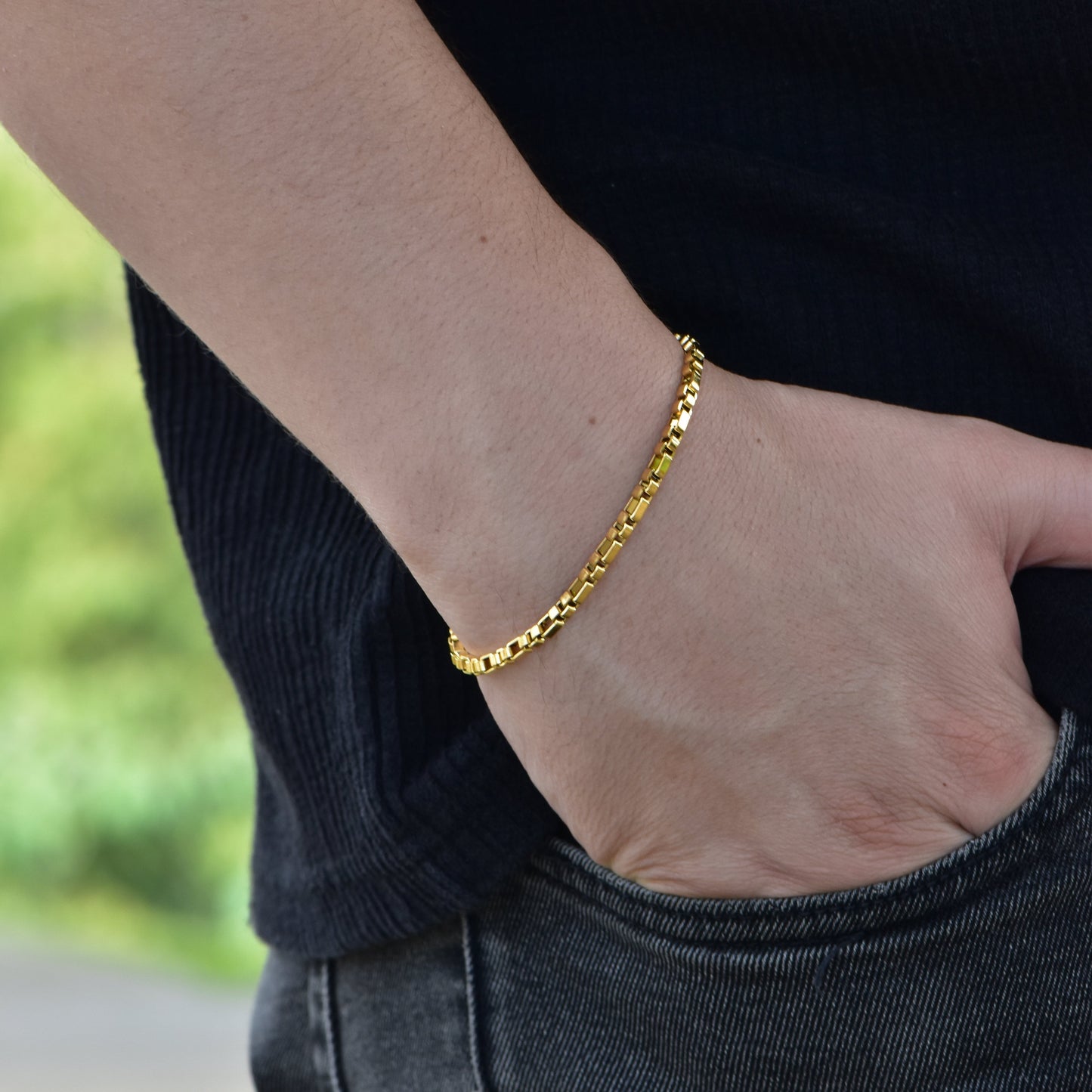 Pulsera Cilindro Hombre